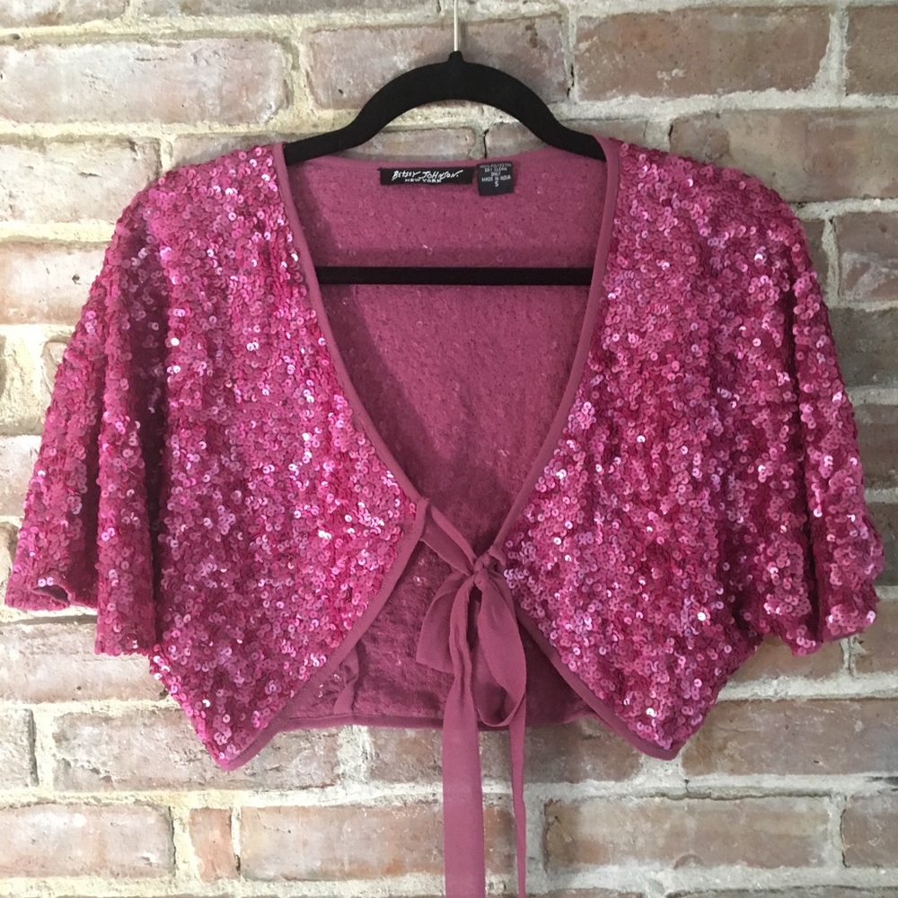 Betsey johnson shrug/bolero